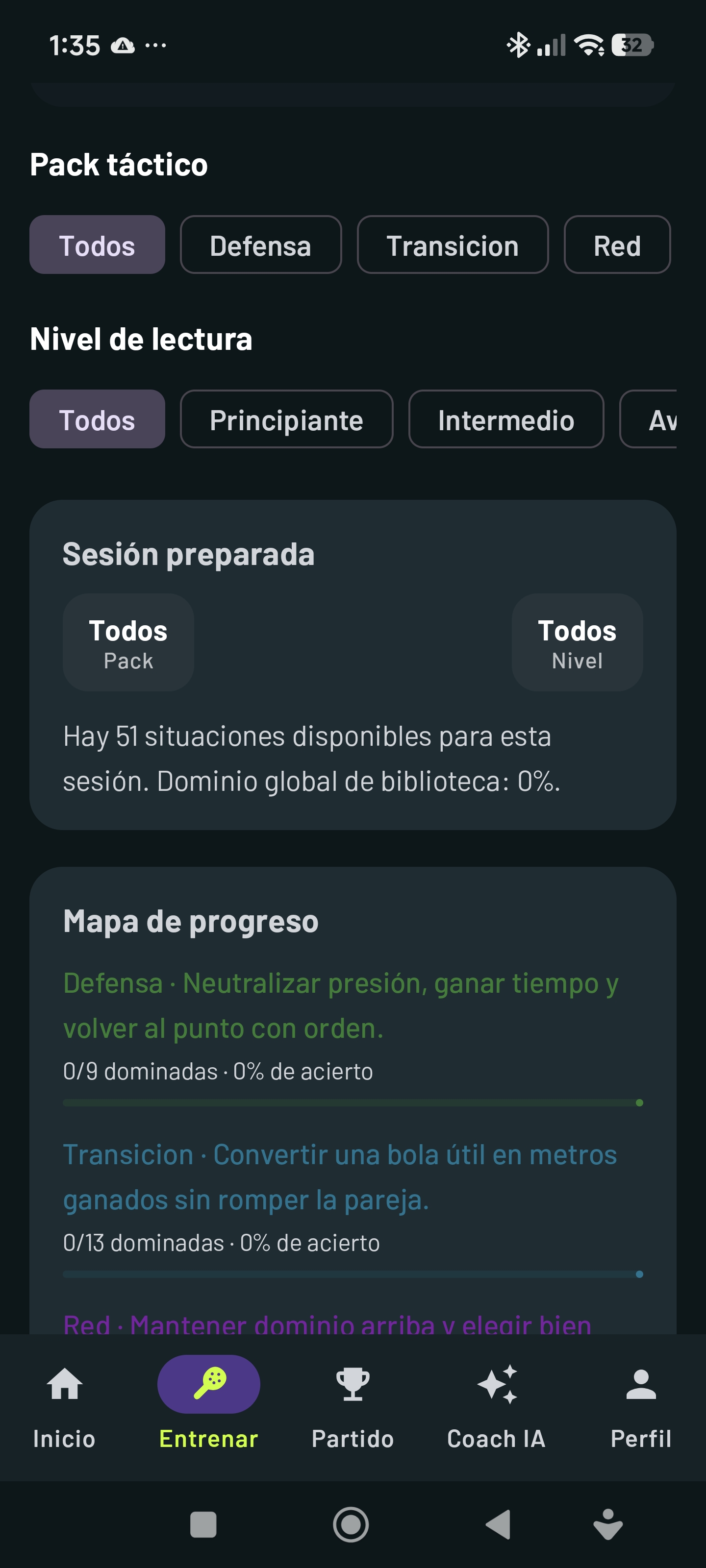 Pack táctico de Padel Simulator